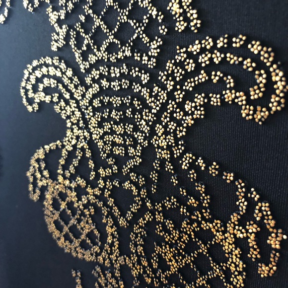 Nlyone Black Pattern mini dress size small - Picture 4 of 4